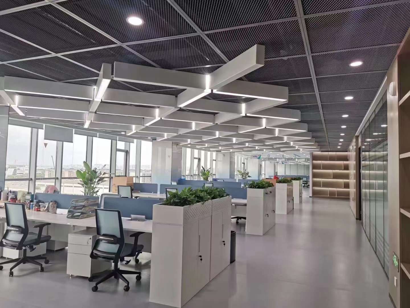 办公家具工程案例开放式办公桌